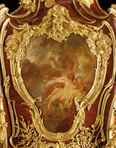 Detail van een versierde serre-bijoux door Joseph Emmanuel Zwiener