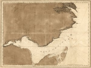 De Atlantische Neptunus, gepubliceerd voor gebruik van de Koninklijke Marine van Groot-Brittannië door Joseph F. W. Des Barres