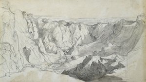 Carclase Tin Mine in Cornwall, c.1810 door Joseph Farington