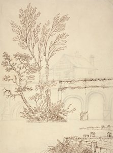 Caversham Brug, Reading door Joseph Farington