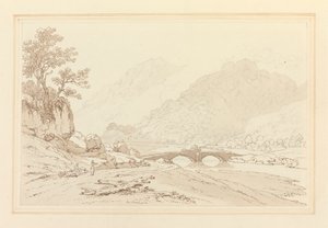 De hoeve van Borrodale door Joseph Farington