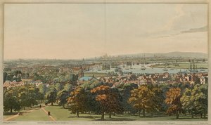 Uitzicht op Londen vanuit Greenwich Park
