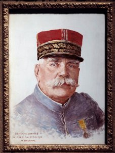 Portret van Generaal Joffre (1852-1931), maarschalk van Frankrijk. Schilderij door Joseph Félix Bouchor (1853-1937). 1915. Parijs, Musée Carnavalet door Joseph Felix Bouchor