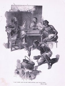 Ik ging zitten en at mijn avondeten met hen door Joseph Finnemore
