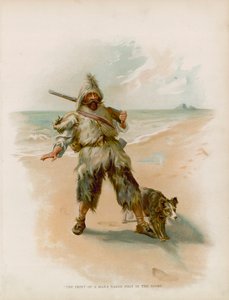 Illustratie voor Robinson Crusoe