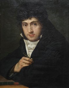 Portret van Pelagio Palagi, Joseph François Ducq door Joseph François Ducq