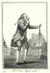 Ah! De mooie korte rok door Joseph Franz von (after) Goez