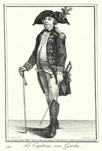 De kapitein van de wacht door Joseph Franz von (after) Goez