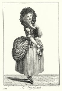 Het charmante meisje door Joseph Franz von (after) Goez