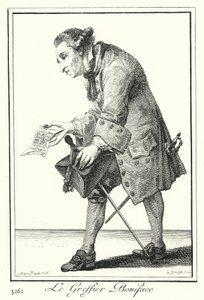 De klerk Boniface door Joseph Franz von (after) Goez