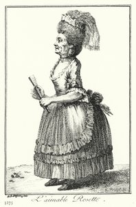 De mooie Rosette door Joseph Franz von (after) Goez