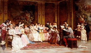 Het concert door Joseph Frederick Charles Soulacroix