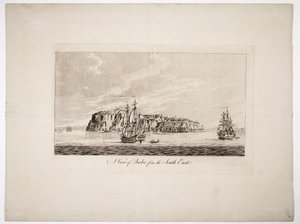 Een uitzicht op Quebec vanuit het zuidoosten, ca. 1781 door Joseph Frederick Wallet DesBarres