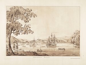 Annapolis Royal door Joseph Frederick Wallet DesBarres