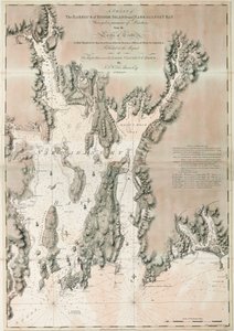 Kaart van Ipswich Bay en Cape Ann, Atlantische kust van Noord-Amerika