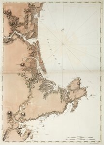 Ipswich Bay en Kaap Ann door Joseph Frederick Wallet DesBarres