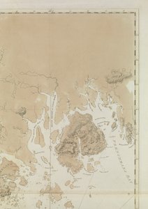 Penobscot Bay (detail) door Joseph Frederick Wallet DesBarres