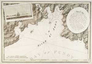 De rivier St. John door Joseph Frederick Wallet DesBarres