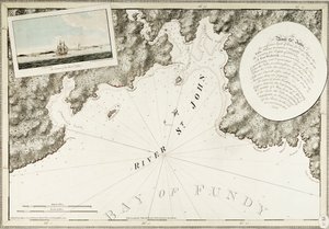 De rivier St. John door Joseph Frederick Wallet DesBarres