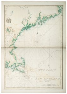De kust van New England door Joseph Frederick Wallet DesBarres