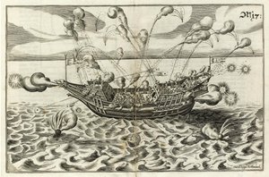 Illustratie uit Architectura navalis van J. Furttenbach