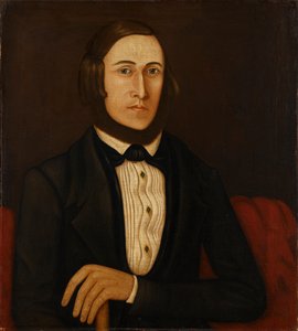 Portret van een man door Joseph Goodhue Chandler