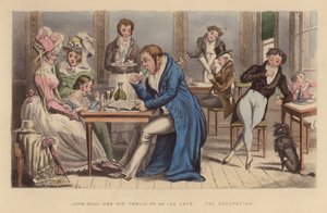 John Bull en zijn Familie in een IJscafé
