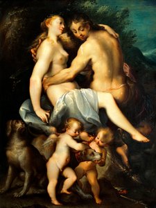Venus en Adonis door Joseph Heintz
