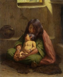 Indiase moeder en baby