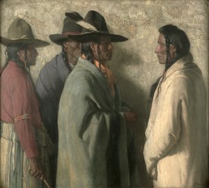 Jonge Opperhoofden Missie, ca. 1919 (olieverf op doek)