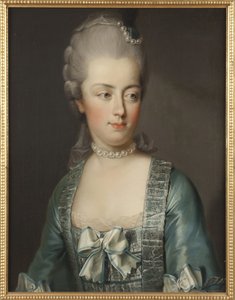 Portret van Aartshertogin Marie Antoinette van Oostenrijk (1755-1793), Koningin van de Fransen