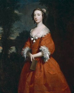 Miss Hamilton door Joseph Highmore