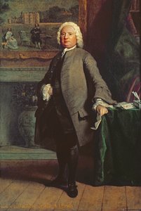Portret van Samuel Richardson (1689-1761) 1750