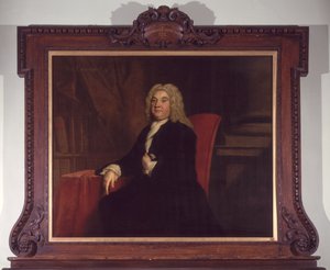 Portret van Thomas Emerson (overleden 1745), een Gouverneur van het Foundling Hospital, 1731
