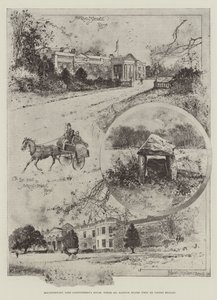 Mountstewart, Huis van Lord Londonderry, waar Mr Balfour verbleef tijdens zijn bezoek aan Belfast door Joseph Holland Tringham