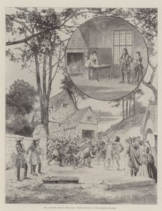 Het nieuwe stuk van Mr. Laurence Irving, Bonnie Dundee, in het Adelphi Theatre door Joseph Holland Tringham