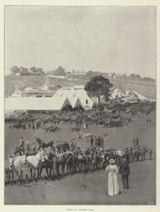 Scène op Barnet Fair door Joseph Holland Tringham