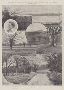 Het Geschenk van Rivington Hall Estate en Rivington Pike aan Bolton door Joseph Holland Tringham