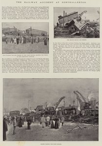 Het spoorwegongeluk bij Northallerton door Joseph Holland Tringham