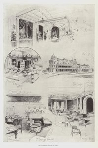 De Viceregal Lodge in Simla door Joseph Holland Tringham