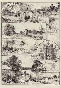 Op de Theems door Joseph Holland Tringham