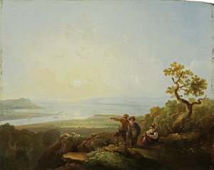 De Avon, kijkend naar Portishead