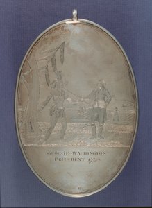 Vredesmedaille, 1793 (zilver) door Joseph II Richardson