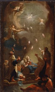 De nederdaling van de Heilige Geest (Pinksteren)