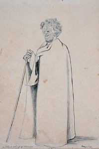 Een blinde leider van Otawao, ca. 1844 door Joseph Jenner Merrett