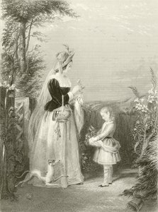 De bloementuin door Joseph John Jenkins