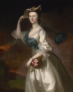 Portret van Abigail Erving Scott door Joseph Jonathan Blackburn