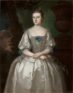 Portret van Hannah Babcock Bours, 1759 door Joseph Jonathan Blackburn