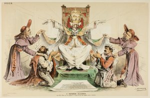 Een zakelijke alliantie door Joseph Keppler
