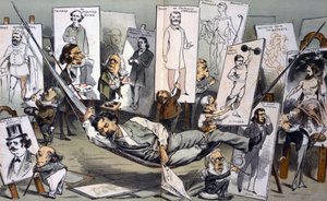 Een midzomerdagdroom door Joseph Ferdinand Keppler 1838-1894 door Joseph Keppler